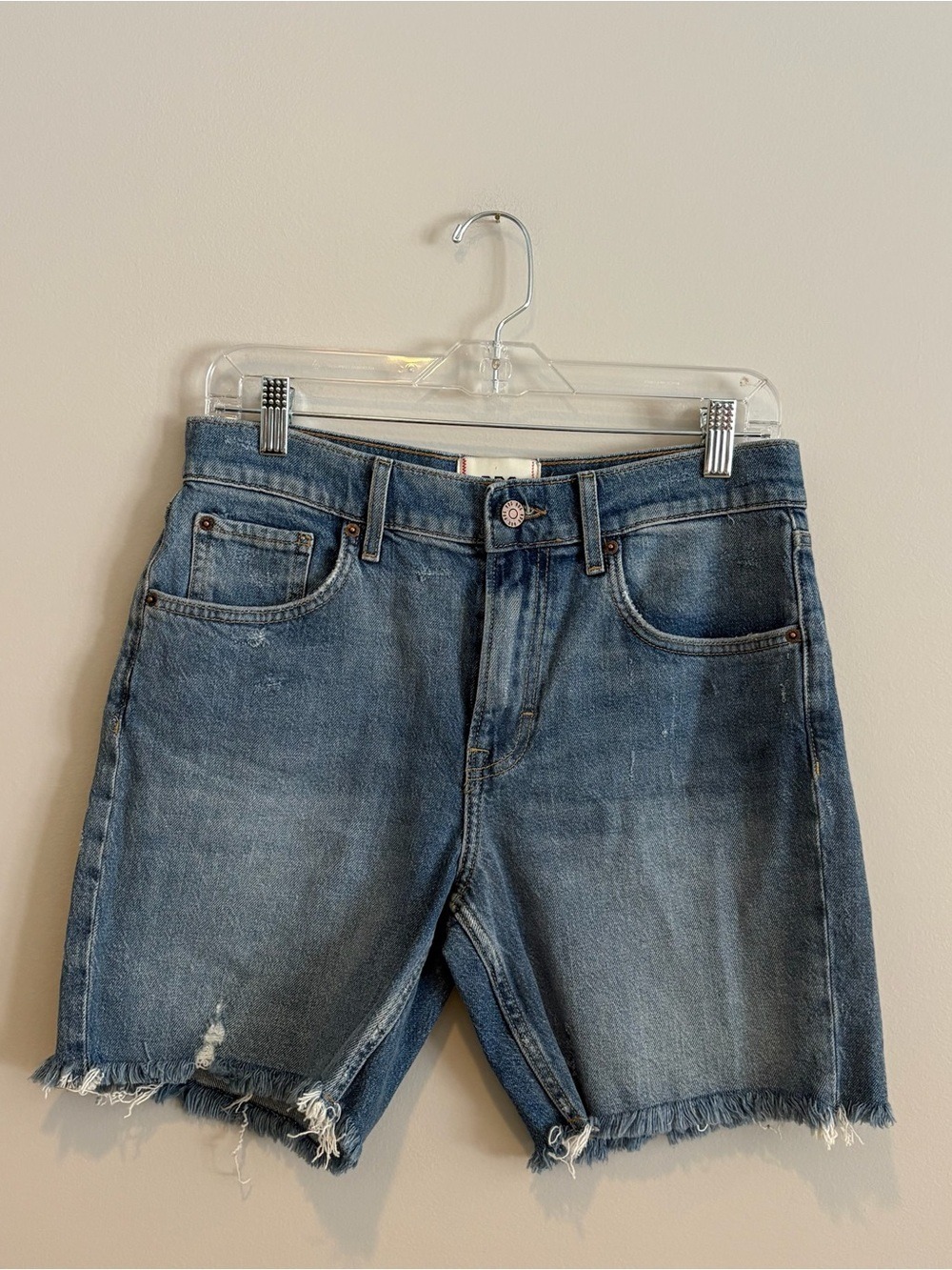BDG Light Blue High-Rise Denim Shorts Size 27